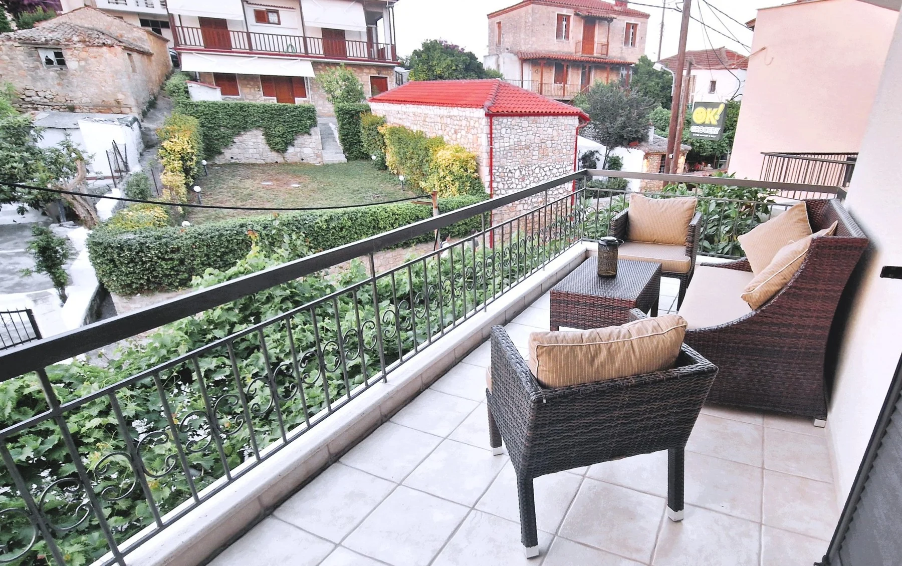 Balcony seating