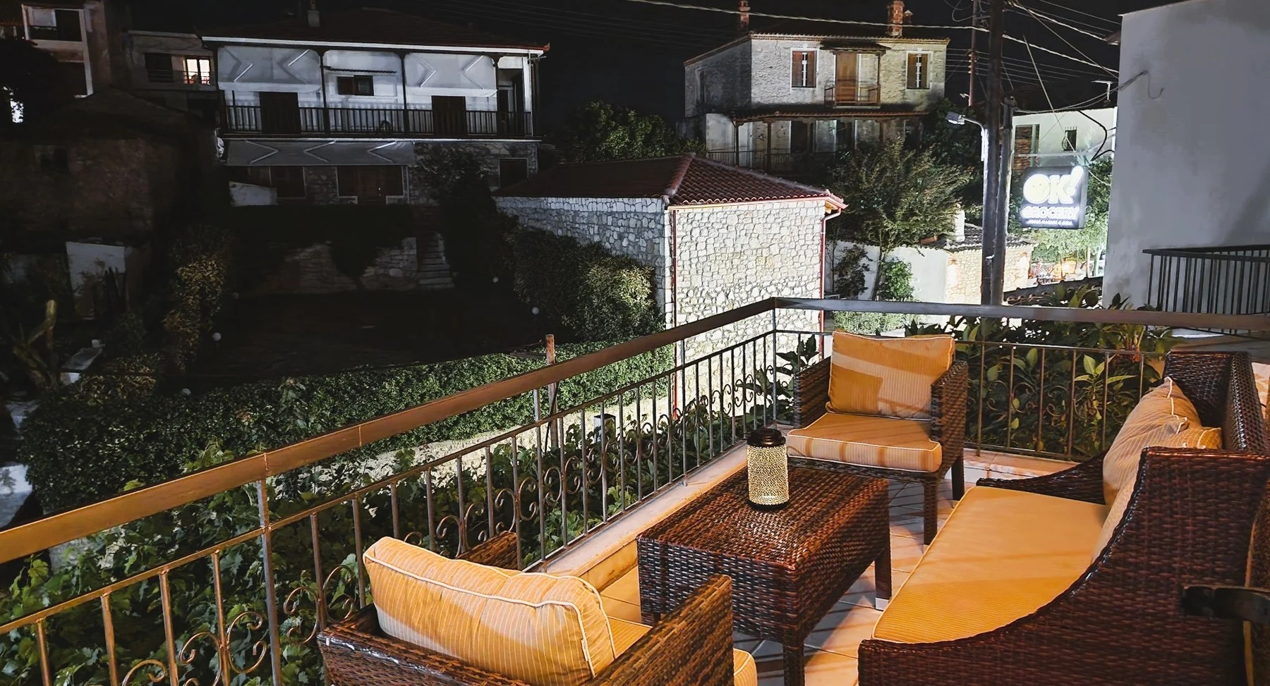 Balcony by night