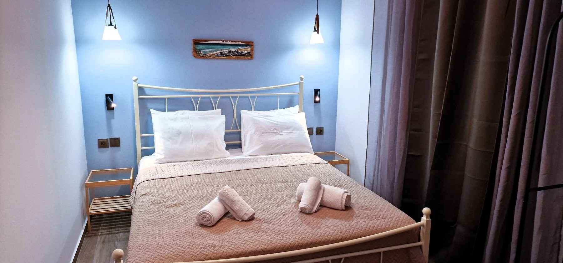 Bedroom one — front view